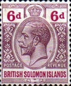 British Solomon Islands 1922 SG 47 George V Head Fine Mint
