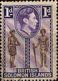 British Solomon Islands 1939 SG 61 Native Constable and Chief Fine Used