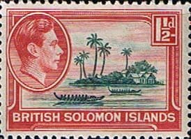 British Solomon Islands 1939 SG 62 Artificial Island Fine Mint