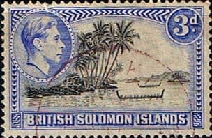 British Solomon Islands 1939 SG 65 Roviana Canoes Fine Used
