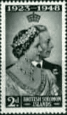British Solomon Islands 1948 King George VI Royal Silver Wedding SG 75 Fine Mint
