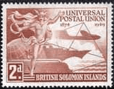 British Solomon Islands 1949 Universal Postal Union SG 77 Fine Mint