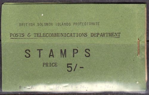 British Solomon Islands 1959 Stamp Book SB 3 Fine Mint