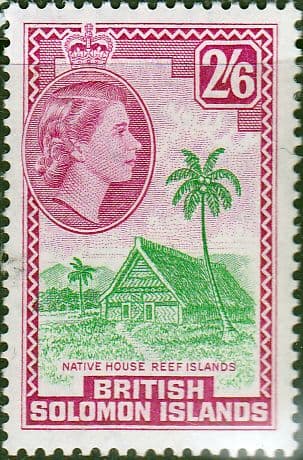 British Solomon Islands 1963 SG 111 Native House Fine Mint