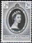 British Solomon Islands Queen Elizabeth II 1953 Coronation Fine Mint