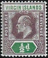 British Virgin Islands 1904 SG 54 Fine Mint