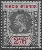 British Virgin Islands 1913 King George V SG 76 Fine Mint