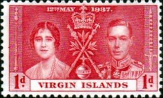 British Virgin Islands 1937 King George VI Coronation SG 107 Fine Mint