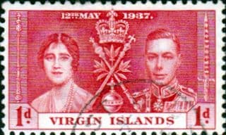 British Virgin Islands 1937 King George VI Coronation SG 107 Fine Used