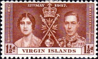British Virgin Islands 1937 King George VI Coronation SG 108 Fine Mint