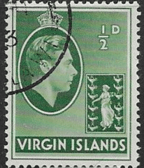 British Virgin Islands 1938 King George VI SG 110a Fine Used