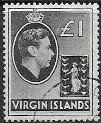 British Virgin Islands 1938 King George VI SG 121 Fine Used