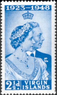 British Virgin Islands 1948 King George VI Royal Silver Wedding SG 124 Fine Mint