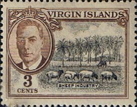 British Virgin Islands 1952 King George VI SG 138 Fine Mint