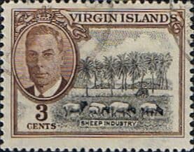 British Virgin Islands 1952 King George VI SG 138 Fine Used