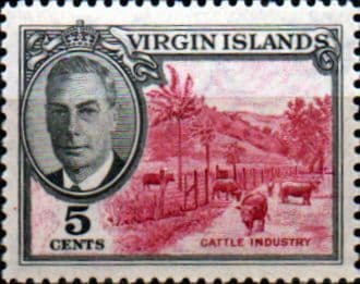 British Virgin Islands 1952 King George VI SG 140 Fine Mint