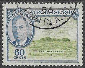 British Virgin Islands 1952 King George VI SG 144 Fine Used