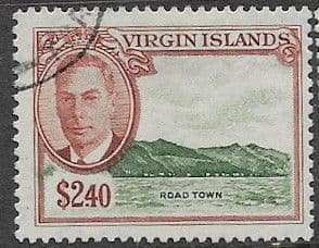 British Virgin Islands 1952 King George VI SG 146 Fine Used