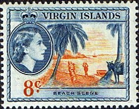 British Virgin Islands 1956 Queen Elizabeth II Cattle SG 155 Fine Mint