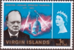British Virgin Islands 1966 Churchill SG 197 Fine Mint
