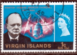 British Virgin Islands 1966 Churchill SG 197 Fine Used