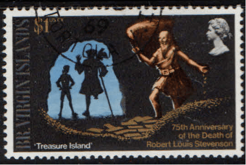 British Virgin Islands 1969 Robert Louis Stevenson SG 235 Fine Used