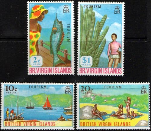 British Virgin Islands 1969 Tourism Set Fine Mint