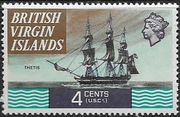 British Virgin Islands 1970 Ships SG 244 Fine Mint