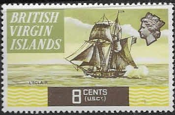 British Virgin Islands 1970 Ships SG 247 Fine Mint