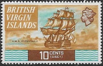 British Virgin Islands 1970 Ships SG 248 Fine Mint