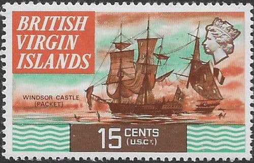 British Virgin Islands 1970 Ships SG 250 Fine Mint