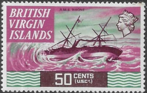 British Virgin Islands 1970 Ships SG 252 Fine Mint