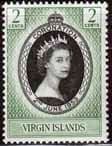 British Virgin Islands Queen Elizabeth II 1953 Coronation Fine Mint