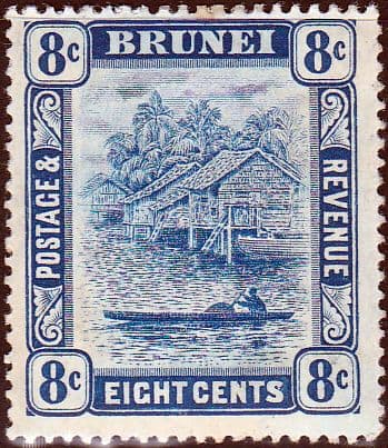 Brunei 1908 View on River SG 41 Fine Mint