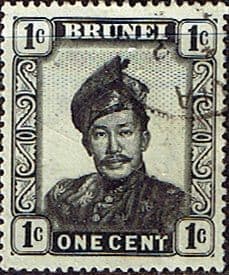 Brunei 1952 Sultan Sir Omar Ali Saifuddin-Wasa'adul Khairi Wadin SG 100 Fine Used