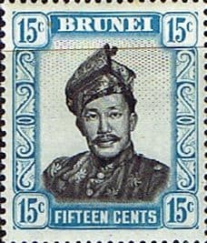 Brunei 1952 Sultan Sir Omar Ali Saifuddin-Wasa'adul Khairi Wadin SG 108 Fine Mint
