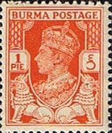 Burma 1938 King George VI SG 18a Fine Mint