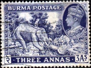 Burma 1938 King George VI SG 26 Fine Used