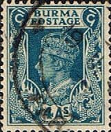 Burma 1938 King George VI SG 28 Fine Used