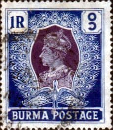 Burma 1938 King George VI SG 30 Fine Used