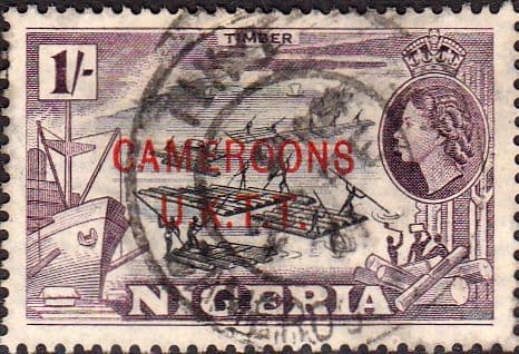Cameroons 1960 Stamps of Nigeria Overprinted CAMEROONS U.K.T.T. SG T8 Fine Used