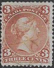 Canada 1868 Various frames SG 49 Fine Used