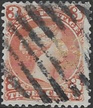 Canada 1868 Various frames SG 58 Fine Used