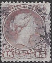 Canada 1868 Various frames SG 61a Fine Used