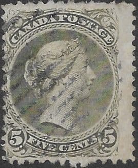 Canada 1868 Various frames SG 63 Fine Used