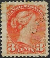 Canada 1870 Queen Victoria SG 80 Fine Used