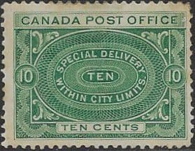 Canada 1898 SG S2 Special Delivery Fine Mint