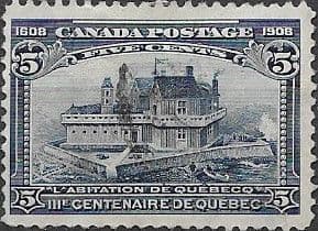 Canada 1908 SG 191 Quebec Tercentenary Fine Used