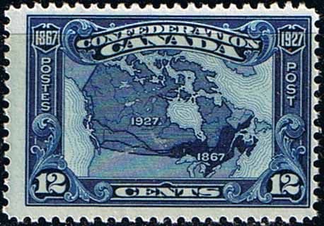 Canada 1927 SG 270 Confederation Map of Canada Fine Mint