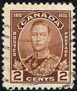 Canada 1935 SG 336 Silver Jubilee King George VI as Duke of York Fine Used